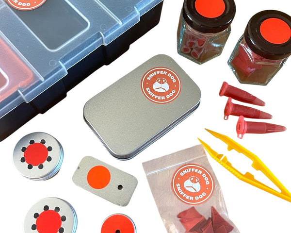 Dog Scent Training kit with Red Kong