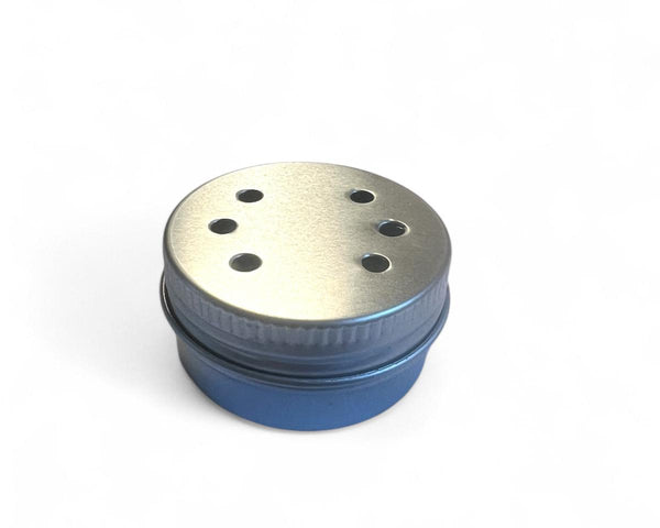 10ml Aluminium Silver Scentwork Tins, Precision Punched (Single Vent or Multi-Hole)
