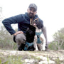 Santi Font and his dogs