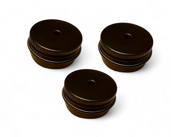 Black mini Scentwork Tins - vented with magnet