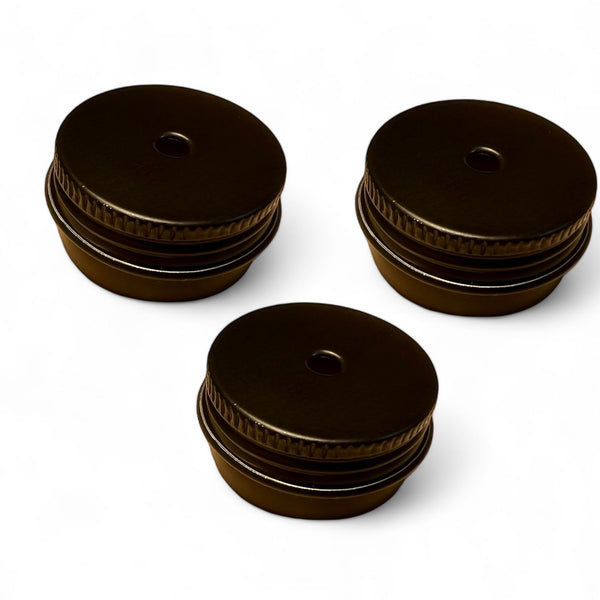 Black mini Scentwork Tins - vented with magnet