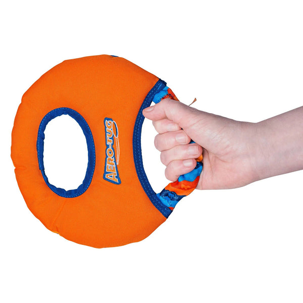 Aero-Tug Interactive Frisbee: Lightweight, Water-Safe & Soft