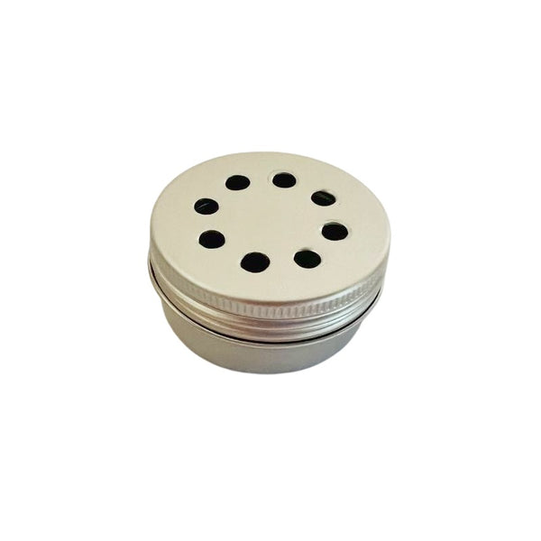 15ml Aluminim tin (with holes) and magnet