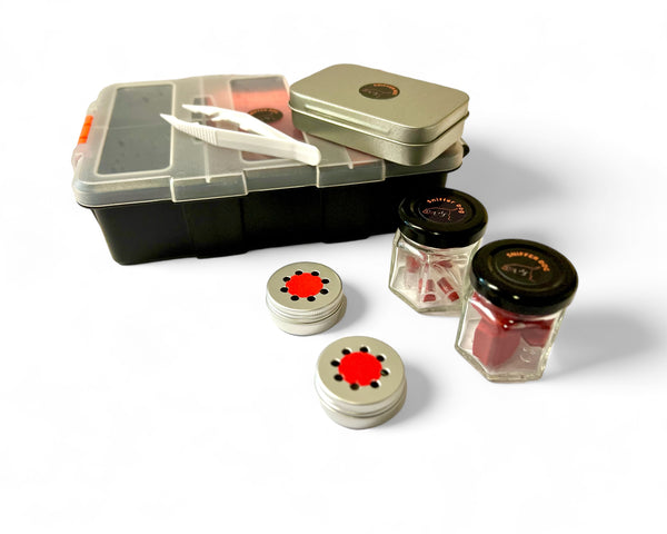 Storage box for dog scent training kit 