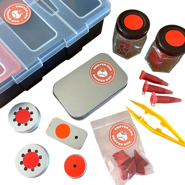 Dog Scent Training kit with Red Kong