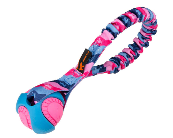 Pocket PowerBall Bungee Tug | Fetch Dog Toys | Tug-E-Nuff