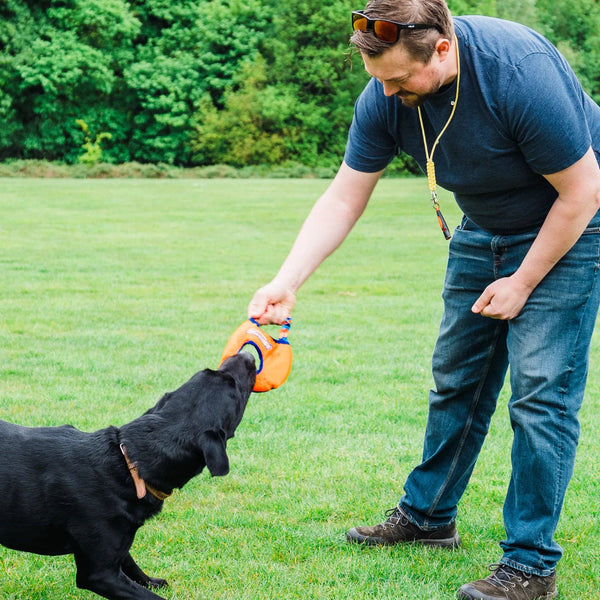 Aero-Tug Interactive Frisbee: Lightweight, Water-Safe & Soft