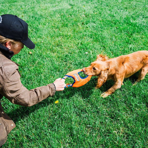 Aero-Tug Interactive Frisbee: Lightweight, Water-Safe & Soft