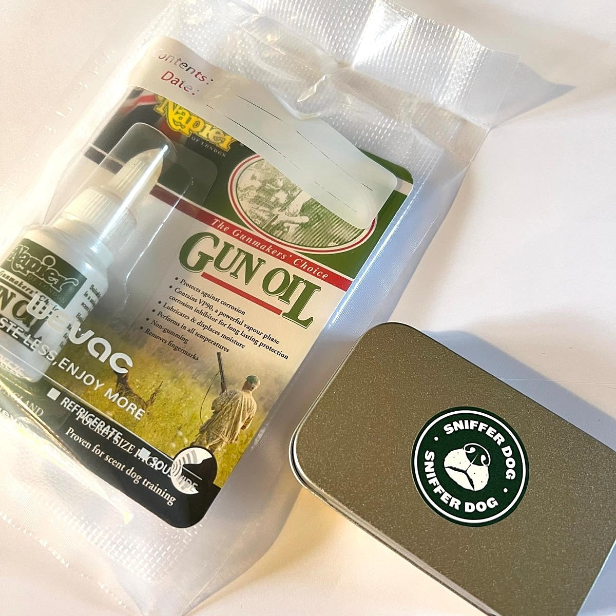 Portable Scent Kit with (Optional) 25ml Napier Gun Oil