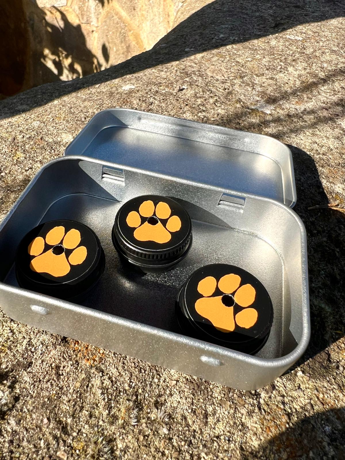 Paw Print Scent Tins