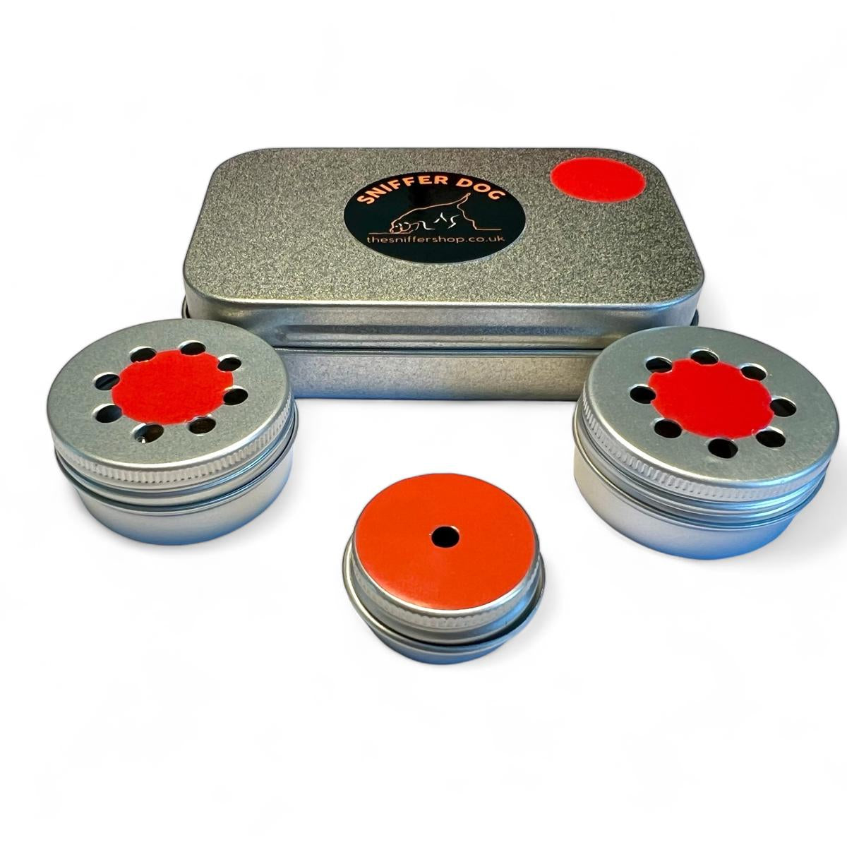 Set of Magnetised Scentwork Tins