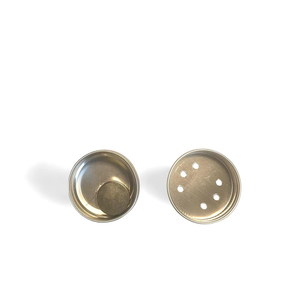 10ml Aluminium Silver Scentwork Tins, Precision Punched (Single Vent or Multi-Hole)
